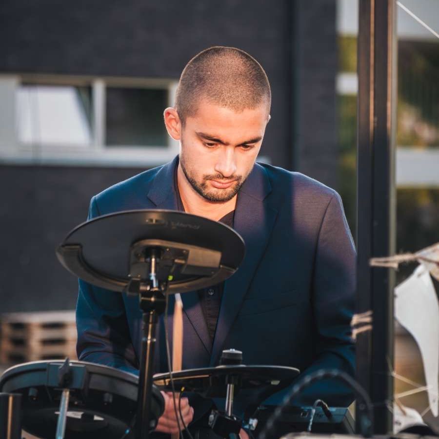 Drummer Smokes and Mirrors